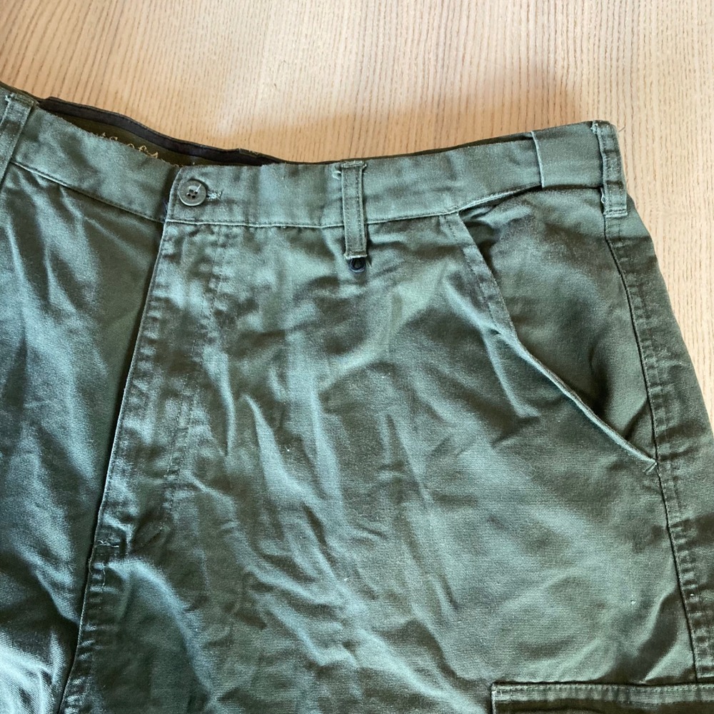Boy Scouts of America Cargo Shorts Mens 38 Green Convertible Pants Shorts Only - Picture 11 of 15